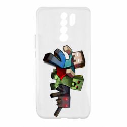 Чохол для Xiaomi Redmi 9 Minecraft Company - PrintSalon