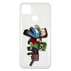 Чохол для Xiaomi Redmi 9c Minecraft Company - PrintSalon
