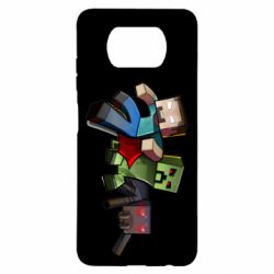 Чохол для Xiaomi Poco X3 Minecraft Company - PrintSalon