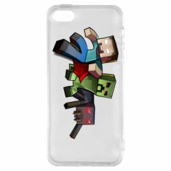 Чохол для iphone 5/5S/SE Minecraft Company - PrintSalon