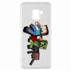 Чохол для Samsung A8+ 2018 Minecraft Company - PrintSalon