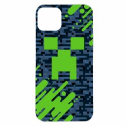 Чехол для iPhone 14 Plus Minecraft Creeper