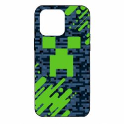 Чохол для iPhone 14 Pro Max Minecraft Creeper