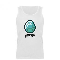 Майка чоловіча Minecraft Diamond! - PrintSalon