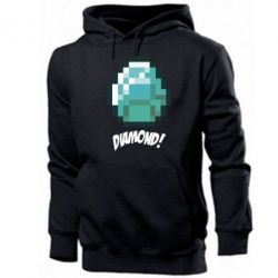 Мужское худи Minecraft Diamond!