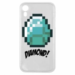 Чохол для iPhone XR Minecraft Diamond! - PrintSalon