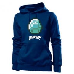 Худі жіноче Minecraft Diamond! - PrintSalon