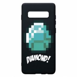Чохол для Samsung S10+ Minecraft Diamond! - PrintSalon