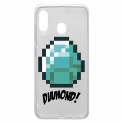 Чохол для Samsung A20 Minecraft Diamond! - PrintSalon