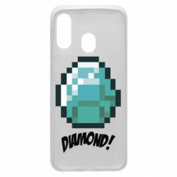 Чохол для Samsung A40 Minecraft Diamond! - PrintSalon
