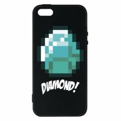 Чохол для iphone 5/5S/SE Minecraft Diamond! - PrintSalon