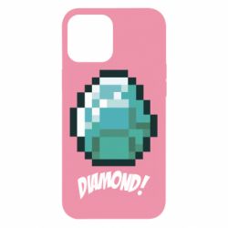 Чохол для iPhone 12 Pro Max Minecraft Diamond! - PrintSalon