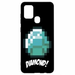 Чохол для Samsung A21s Minecraft Diamond! - PrintSalon