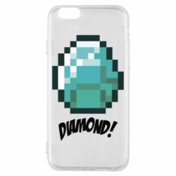 Чохол для iPhone 6/6S Minecraft Diamond! - PrintSalon