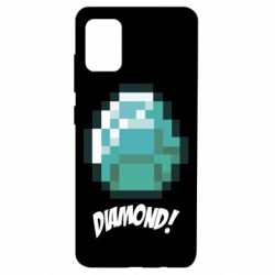 Чохол для Samsung A51 Minecraft Diamond!