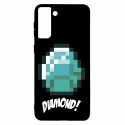 Чохол для Samsung S21+ Minecraft Diamond! - PrintSalon