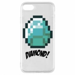 Чохол для iPhone 7 Minecraft Diamond! - PrintSalon