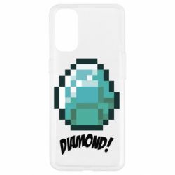 Чохол для Oppo Reno 4Minecraft Diamond! - PrintSalon