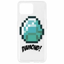 Чехол для Oppo Reno 4 Lite Minecraft Diamond!