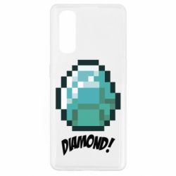 Чохол для Oppo Find X2Minecraft Diamond! - PrintSalon
