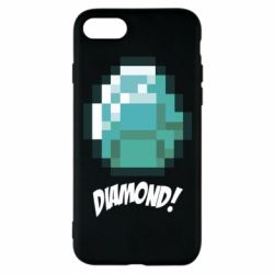 Чохол для iPhone 8 Minecraft Diamond! - PrintSalon