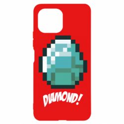 Чохол для Xiaomi Mi11 Lite Minecraft Diamond! - PrintSalon