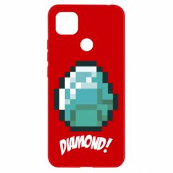 Чохол для Xiaomi Redmi 9c Minecraft Diamond! - PrintSalon