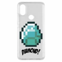 Чохол для Xiaomi Mi A2 Minecraft Diamond! - PrintSalon