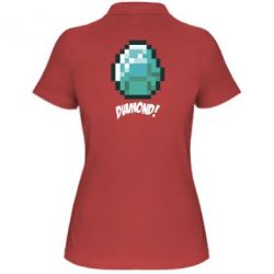 Жіноче поло Minecraft Diamond! - PrintSalon