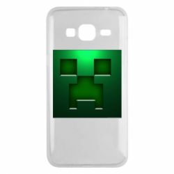 Чехол для Samsung J3 2016 Minecraft Face - PrintSalon