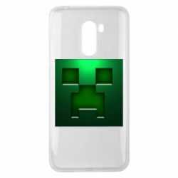 Чехол для Xiaomi Pocophone F1 Minecraft Face - PrintSalon
