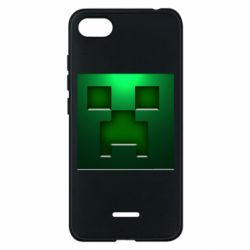 Чехол для Xiaomi Redmi 6A Minecraft Face - PrintSalon