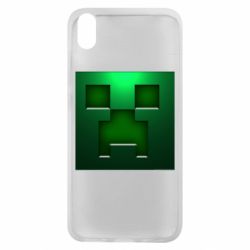 Чехол для Xiaomi Redmi 7A Minecraft Face - PrintSalon