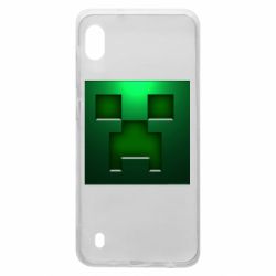 Чехол для Samsung A10 Minecraft Face - PrintSalon
