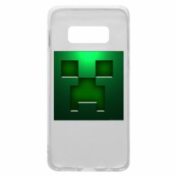Чехол для Samsung S10e Minecraft Face - PrintSalon