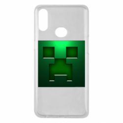Чехол для Samsung A10s Minecraft Face - PrintSalon