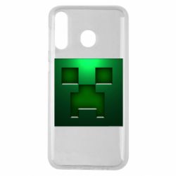 Чехол для Samsung M30 Minecraft Face - PrintSalon