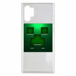 Чехол для Samsung Note 10 Plus Minecraft Face - PrintSalon