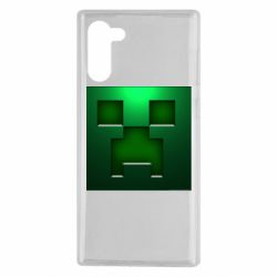 Чехол для Samsung Note 10 Minecraft Face - PrintSalon