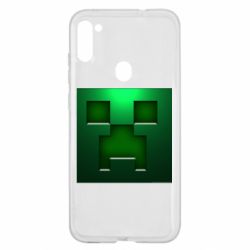 Чехол для Samsung A11/M11 Minecraft Face - PrintSalon