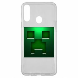 Чехол для Samsung A20s Minecraft Face - PrintSalon
