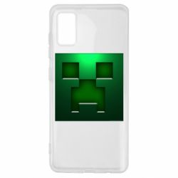 Чехол для Samsung A41 Minecraft Face