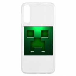 Чехол для Samsung A50 Minecraft Face - PrintSalon