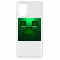 Чехол для Samsung A51 Minecraft Face - PrintSalon