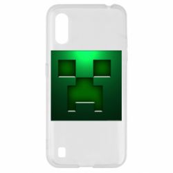 Чехол для Samsung A01/M01 Minecraft Face - PrintSalon
