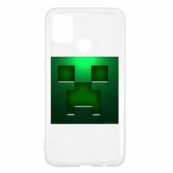 Чехол для Samsung M31 Minecraft Face - PrintSalon