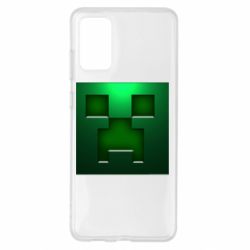 Чехол для Samsung S20+ Minecraft Face - PrintSalon