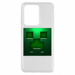 Чехол для Samsung S20 Ultra Minecraft Face - PrintSalon