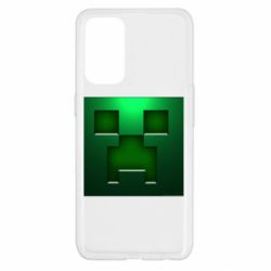Чехол для Oppo Reno 5 4G Minecraft Face - PrintSalon