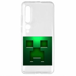 Чехол для Xiaomi Mi10/10 Pro Minecraft Face - PrintSalon